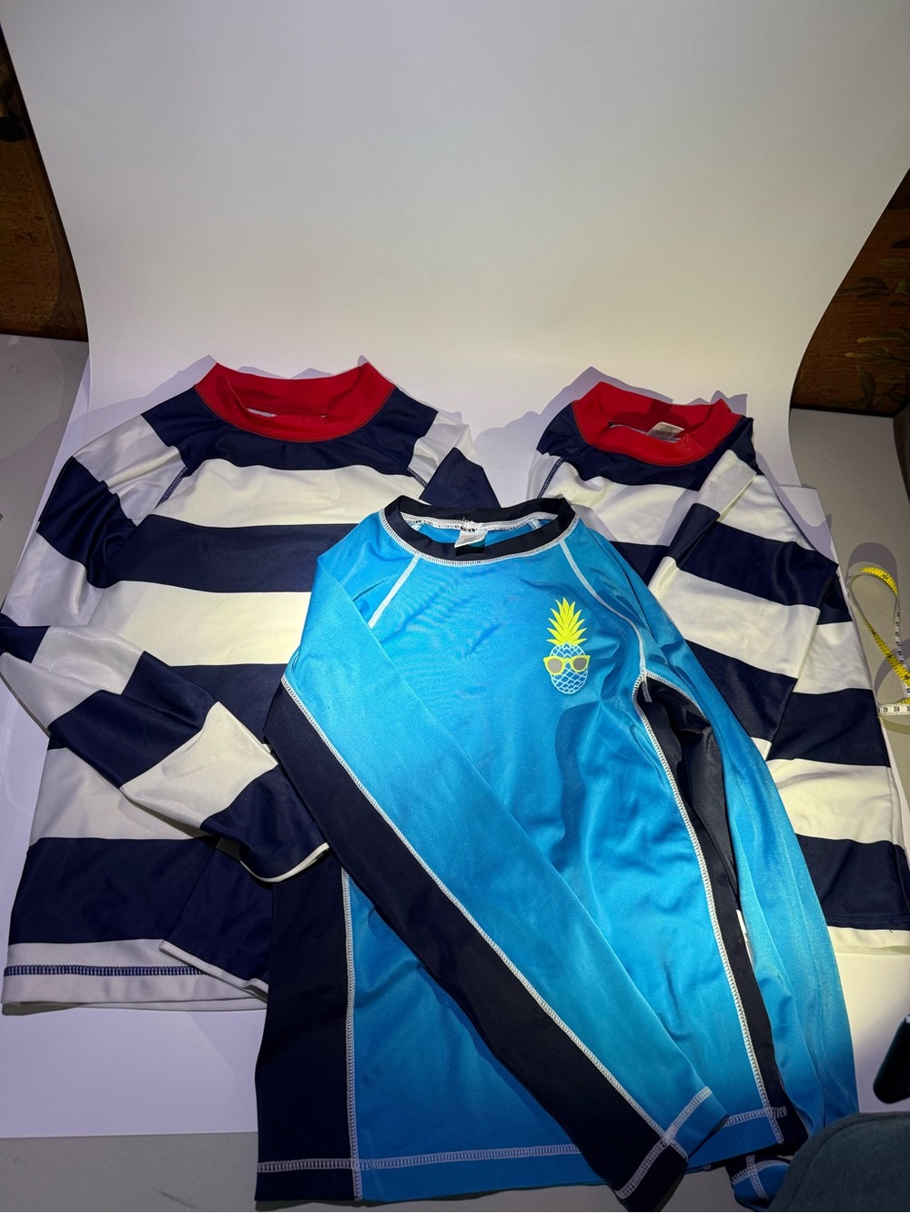 3 Kids Long Sleeve Swim Shirts